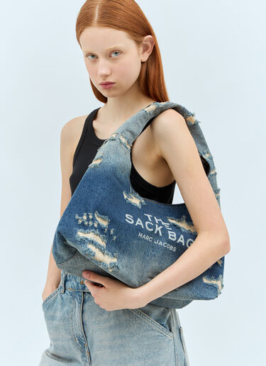 Marc Jacobs The Denim Sack Shoulder Bag Blue mcj0258001