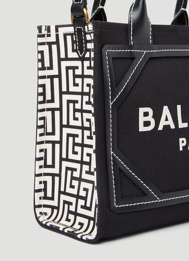 Balmain B-Army Monogram Small Tote Bag Black bln0253029