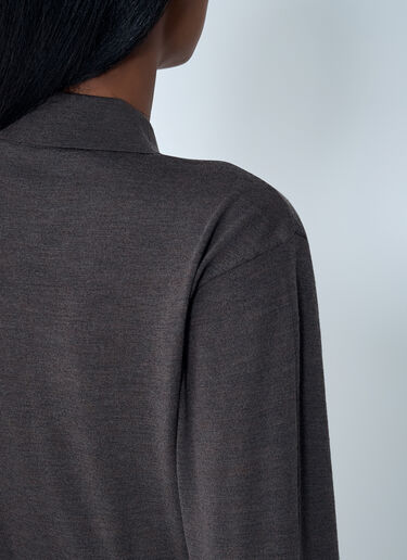Jacquemus Le Body Tordu 美利奴  深棕色 jac0262017
