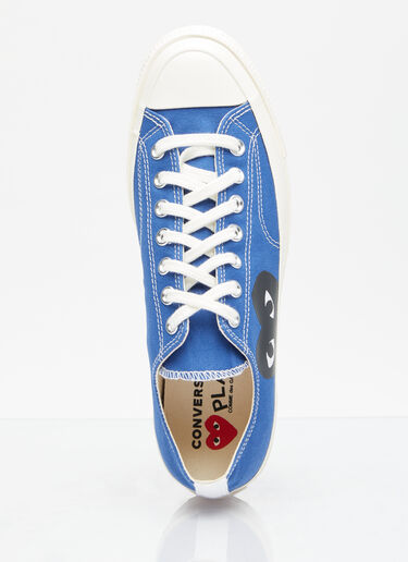 Comme des Garçons PLAY x Converse Big Heart Chuck 70 Sneakers Blue cpc0355002