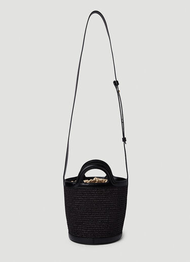 Marni Tropicalia Mini Bucket Shoulder Bag Black mni0251049