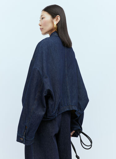 Dries Van Noten Balloon Denim Jacket Blue dvn0254008