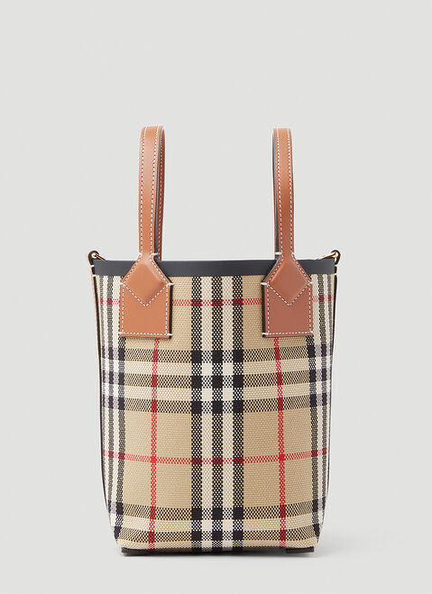 Diesel London Check Tote Bag Silver dsl0254017