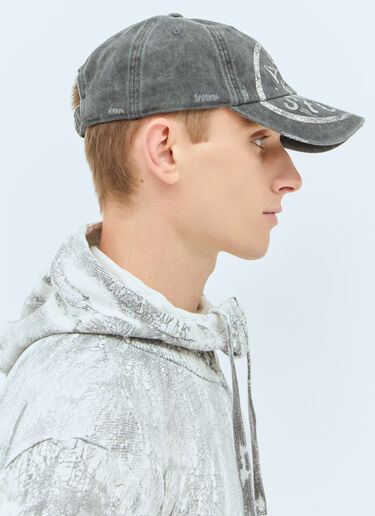 Acne Studios 印花徽标棒球帽 灰色 acn0158031