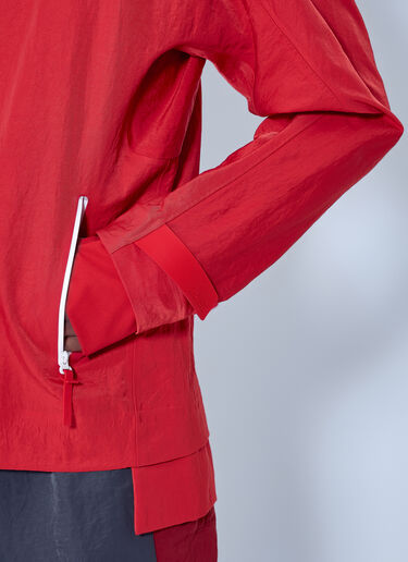 LN-CC® - Lacoste: Runway Technical Gabardine Jacket - Red Lacoste Runway Technical Gabardine Jacket Red lac0366002