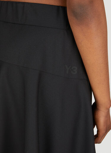 Y-3 Asymmetric Skirt Black yyy0249019