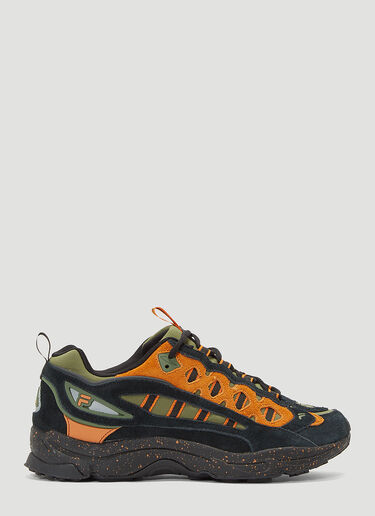 green and orange fila