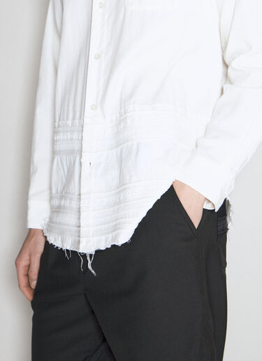 UNDERCOVER Lace Panels Shirt White und0153001