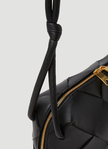 Bottega Veneta [인트레치아토] 카메라 백 스몰 숄더 백 블랙 bov0249036