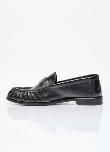 Saint Laurent Le Loafer ペニーレザーサンダル  ブラック sla0156026