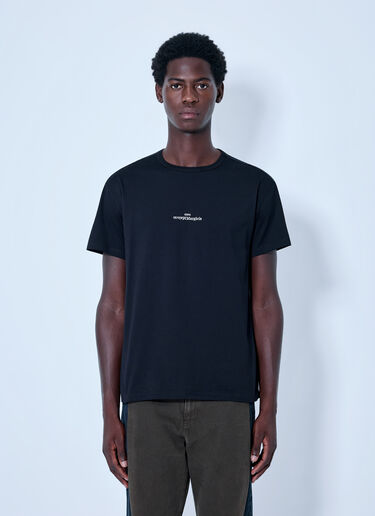 LN-CC® - Maison Margiela: Regular T-Shirt - Black Maison Margiela Regular T-Shirt Black mla0166005