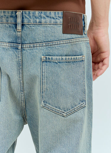 Miu Miu 5ポケットジーンズ ブルー miu0355001