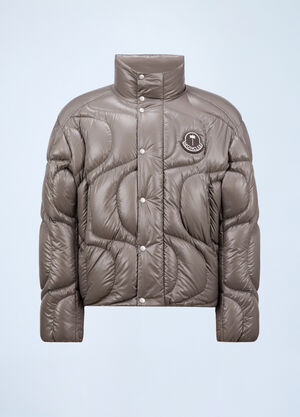 8 Moncler Palm Angels Haunani Short Down Jacket Black mpa0259001