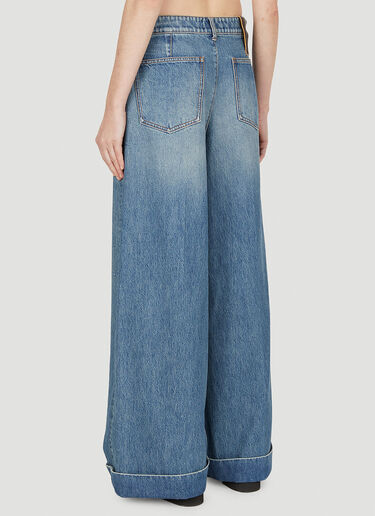 Sportmax バギージーンズ ブルー spx0252010