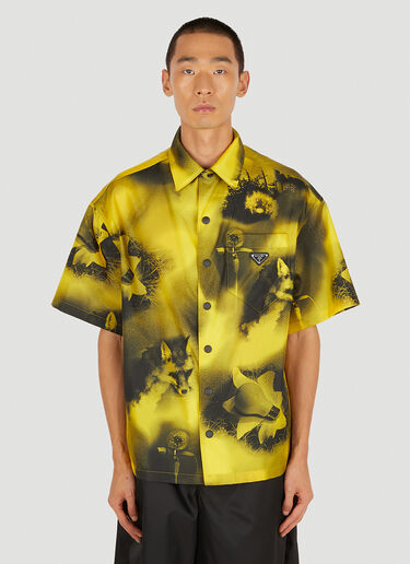 Prada Re-Nylon Lamp Shirt Yellow pra0150009