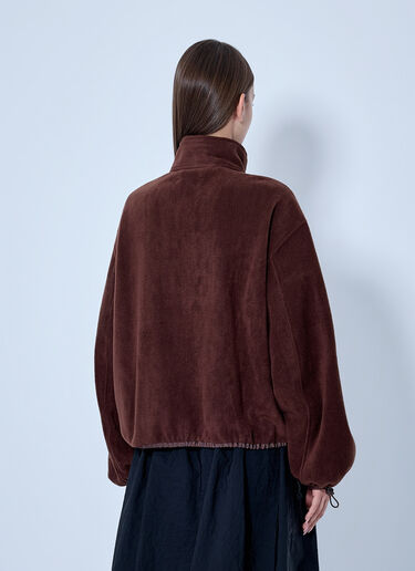 LN-CC® - Cecilie Bahnsen: Soft Fleece Frederik Anorak - Brown Cecilie Bahnsen Soft Fleece Frederik Anorak Brown cec0266012