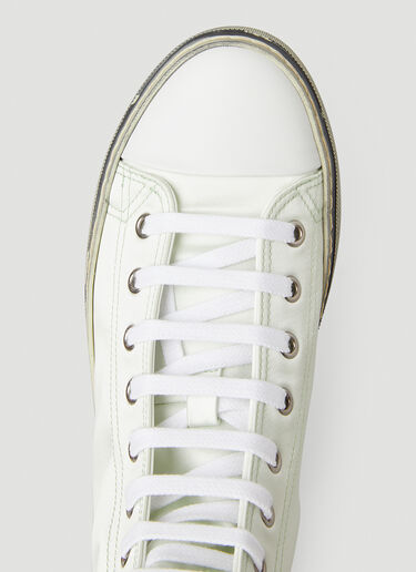 Saint Laurent Malibu Satin Sneakers White sla0250072