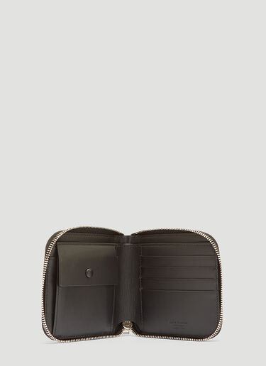 Acne Studios Csarite Leather Zip Around Wallet Black acn0134007