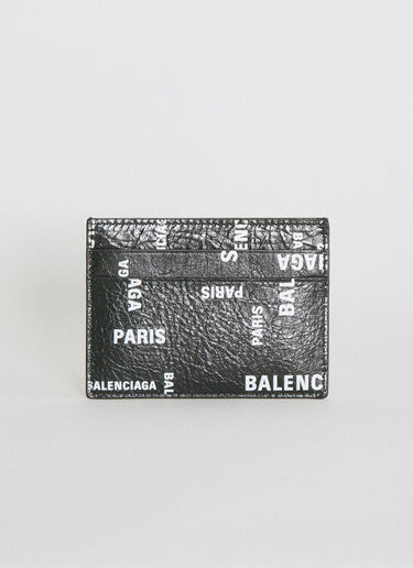 Balenciaga Logo Print Cardholder Black bal0154053