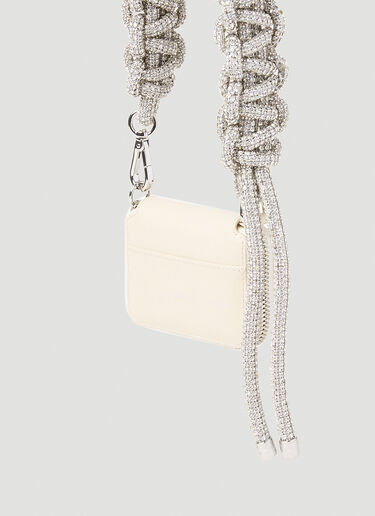 KARA Crystal Cobra Wallet White kar0251007