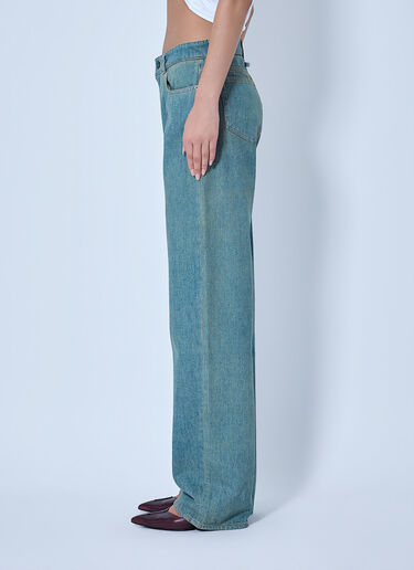 LN-CC® - Jean Paul Gaultier: Wide-Leg Denim Trousers - Blue Jean Paul Gaultier Wide-Leg Denim Trousers Blue jpg0266017