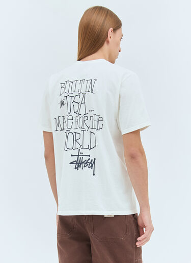 Built In Usa T-Shirt Stüssy Built In Usa T-Shirt Beige sts0159021
