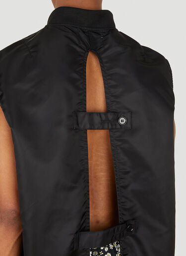 NOMA Open Back Sleeveless Jacket Black nma0148010