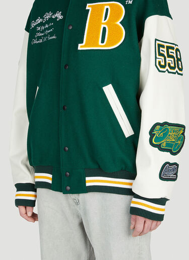 Better Gift Shop Gallery And Gift Shop 2023 Varisty Jacket Green bfs0154002