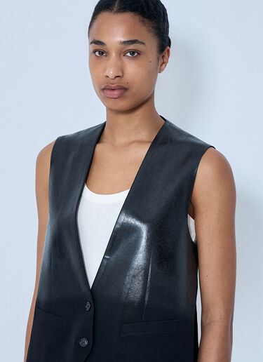 Acne Studios Tailored Sleeveless Waistcoat Black acn0264036