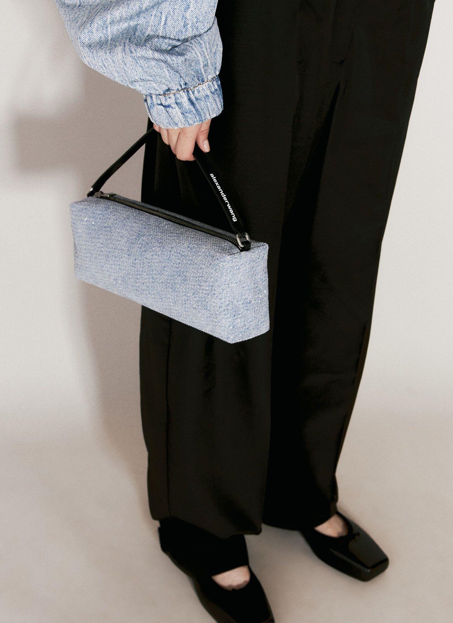 Shop Alexander Wang Heiress Flex Handbag In Blue