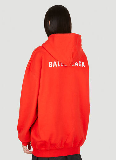 Balenciaga ミディアムフィット フード付きスウェットシャツ レッド bal0249127