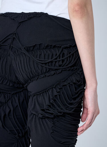 Sia Arnika Distressed Jersey Shorts Black sia0260009