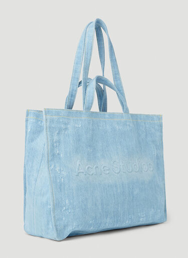 Acne Studios Logo Shopper Tote Bag Light Blue acn0152072