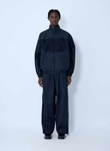 Vetements Mesh Panel Track Jacket Black vet0162002