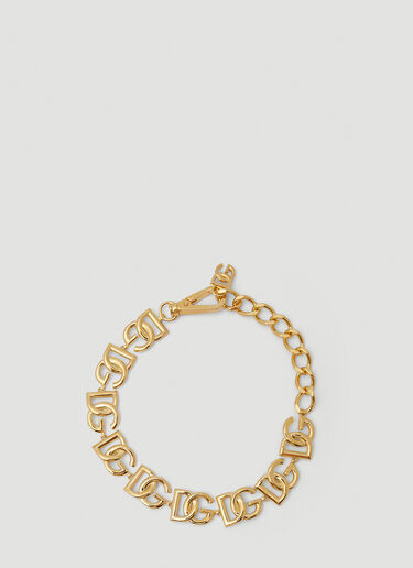 Dolce & Gabbana Logo Plaque Necklace Gold dol0249110