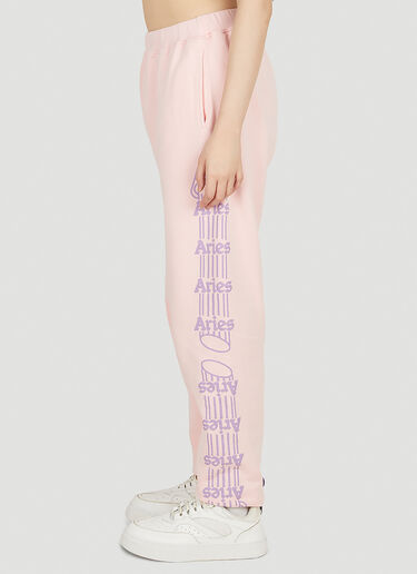 Aries Column Track Pants Pink ari0248012