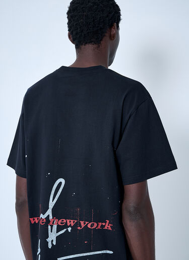 Awake NY ロゴモチーフTシャツ ブラック awk0160013