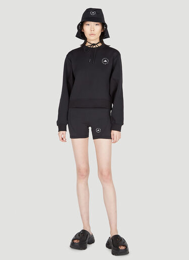adidas by Stella McCartney Logo Print Sweatshirt Black asm0251009