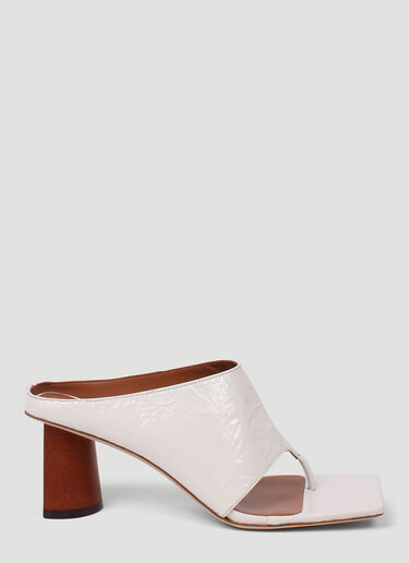 Rejina Pyo Lina Leather Sandals White rej0240011
