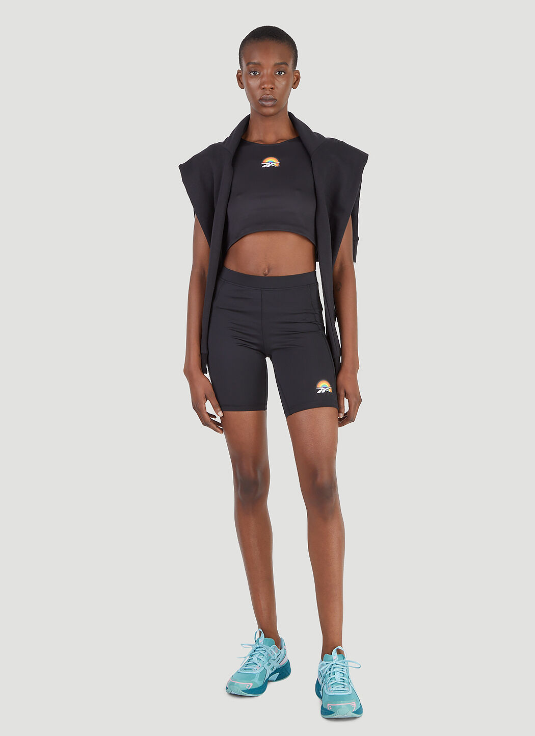 Reebok Pride Bike Shorts in Black LN CC