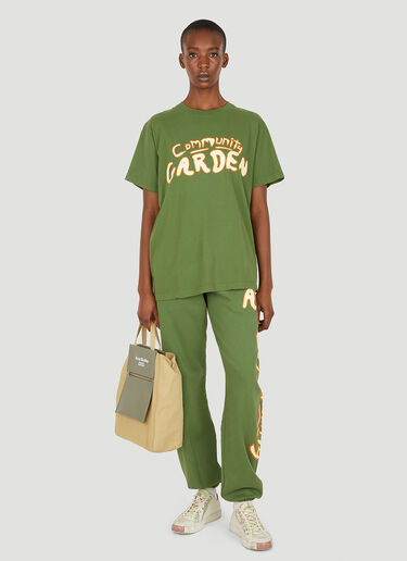 P.A.M. Community Garden Track Pants Green pam0350011