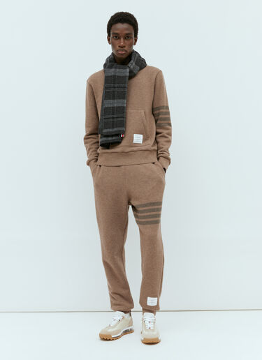 Thom Browne Four-Bar Wool Track Pants Brown thb0153009