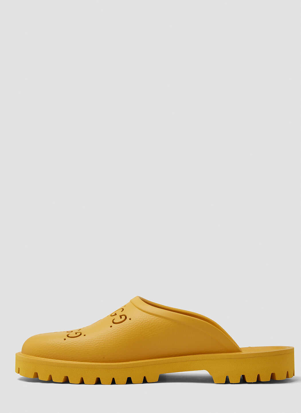 Gucci Men s Perforated G Low Clogs in Yellow LN CC