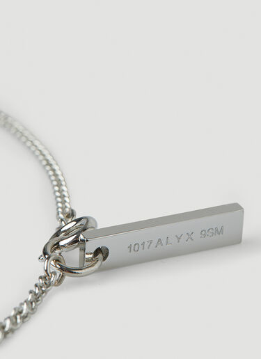 1017 ALYX 9SM Lightercap Necklace Silver aly0247037