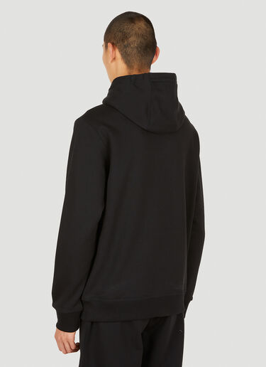 Burberry Logo Print Hooded Sweatshirt Black bur0149029