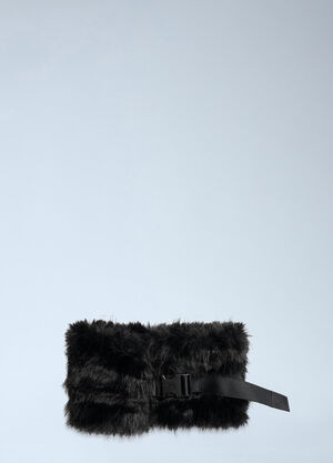 Y-3 Faux Fur Neckwarmer Black yyy0265010