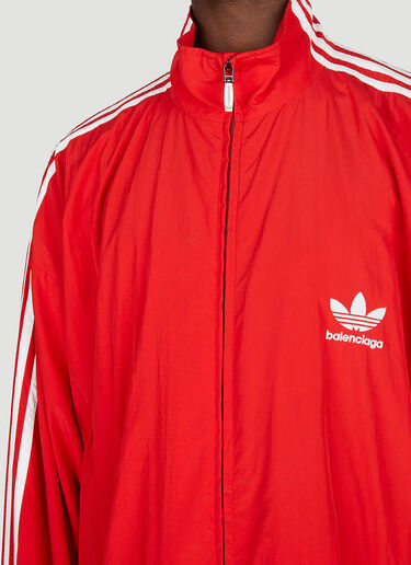 Balenciaga x adidas Logo Print Track Jacket Red axb0151001