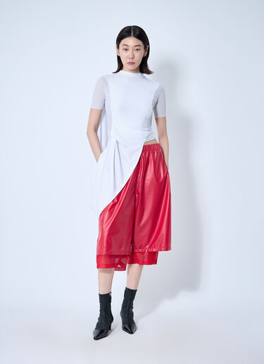 Sia Arnika Draped Mesh Top White sia0260005