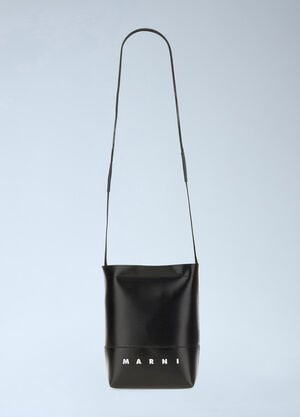 Marni Shoelace Strap Crossbody Bag Black mni0157016