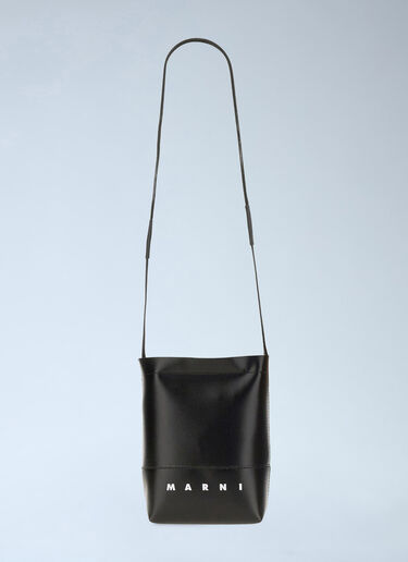 슈레이스 스트랩 크로스바디 백 Marni 슈레이스 스트랩 크로스바디 백 블랙 mni0157016